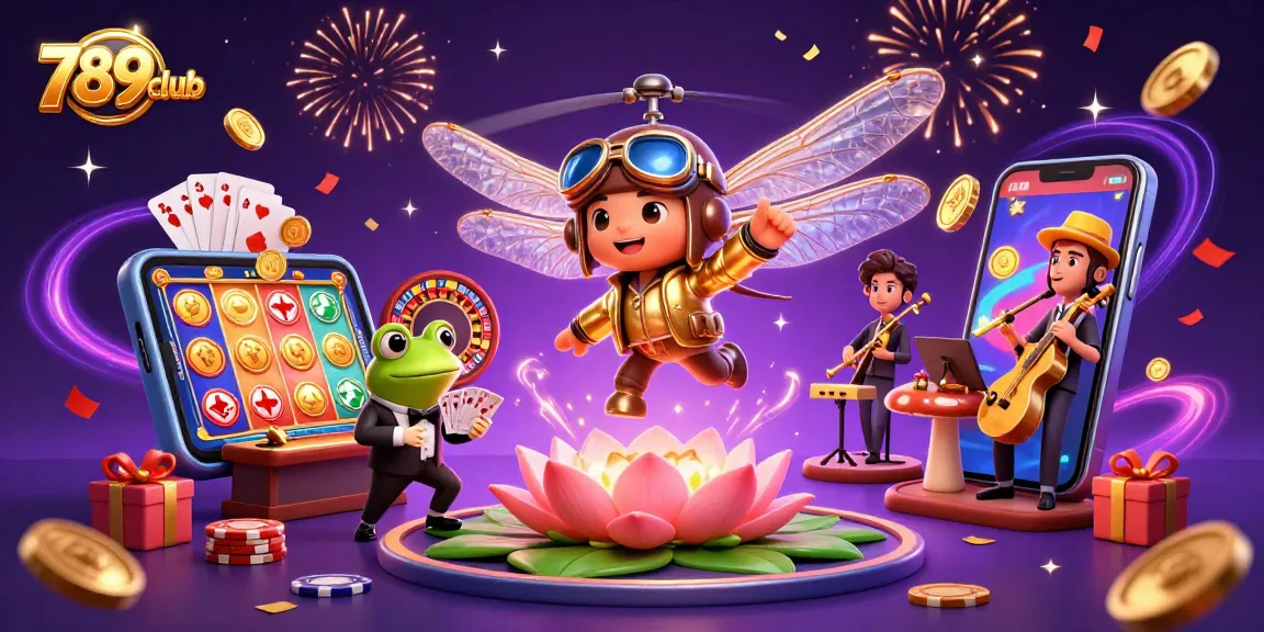 Join the fun at 789club casino with vibrant action, game elements, and captivating characters!