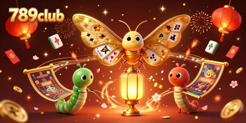 Engage with 789club's vibrant casino atmosphere in this rich, dynamic 3D illustration.