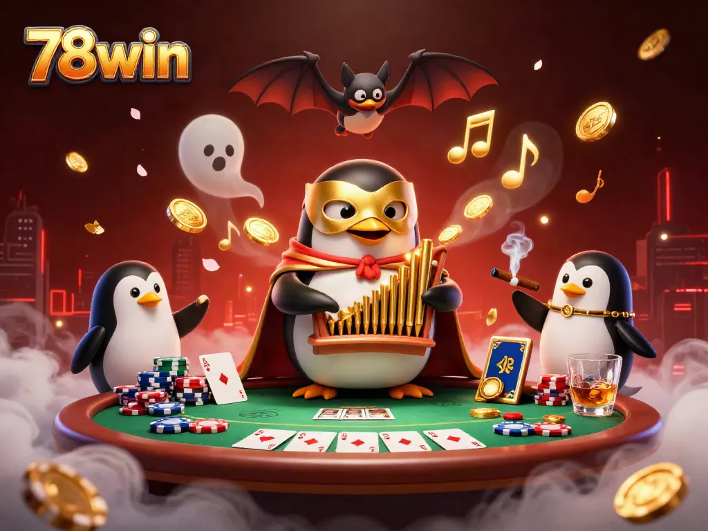 Experience thrilling gameplay at 78win with a lively 3D casino scene full of action and excitement.