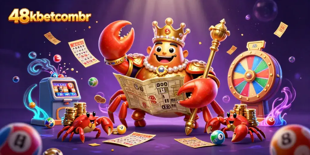 Experience exciting lottery dynamics and themed elements with the vibrant illustration highlighting 48xbetcombr.