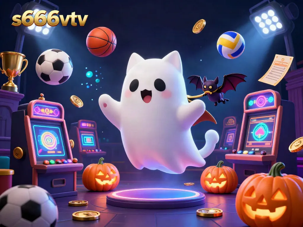 Unleash excitement with s666vtv as festive ghost cat and bat enjoy haunted casino games.