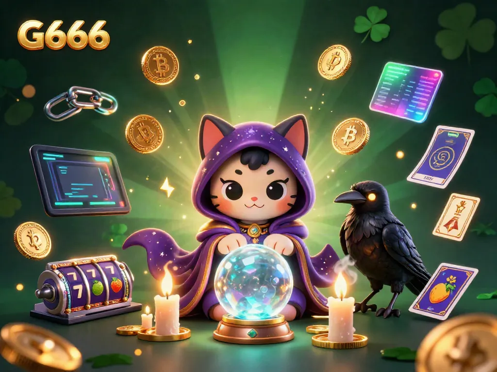 Immerse in G666 themed slots with mystic creatures and crypto elements enhancing gaming luck.